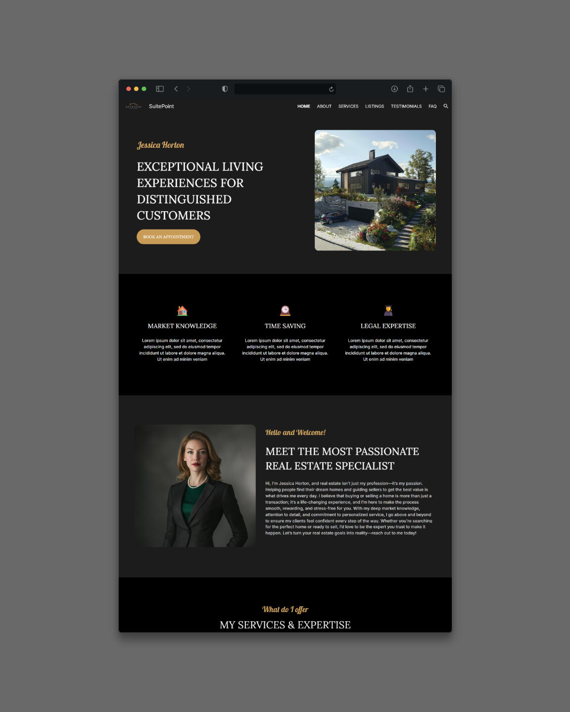 Suitepoint google sites Mockup