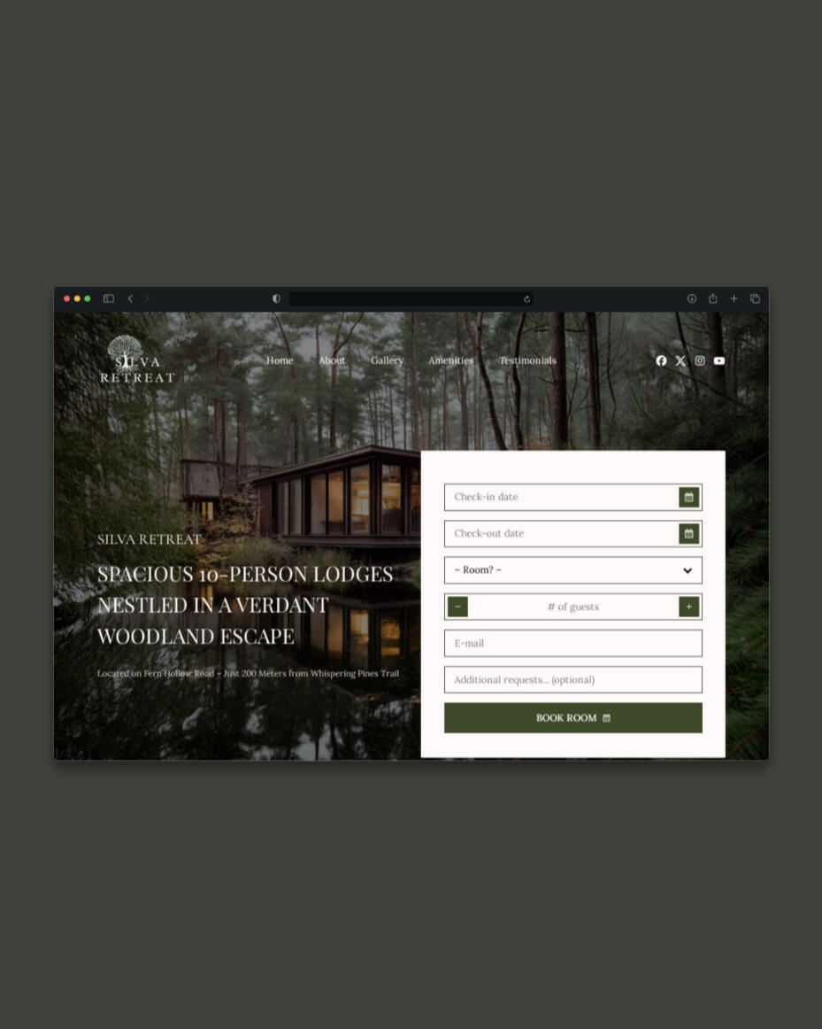 Silva Retreat Mockup