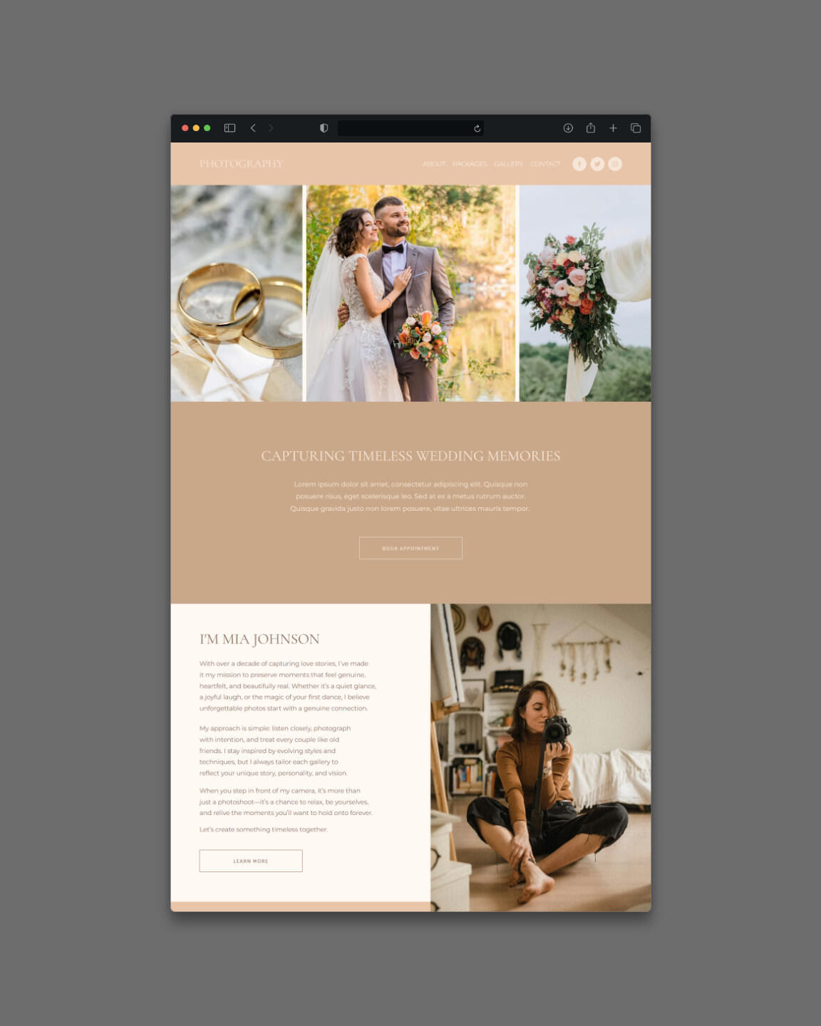 Mia Photography Mockup