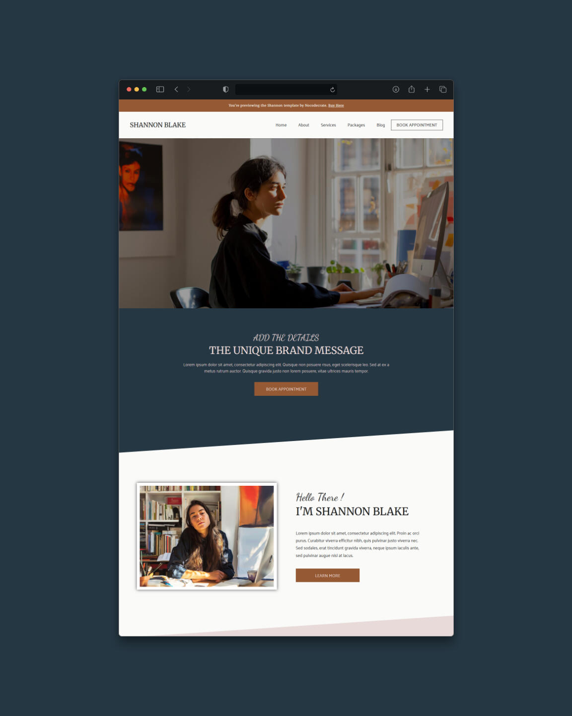 ShNNON Template Mockup