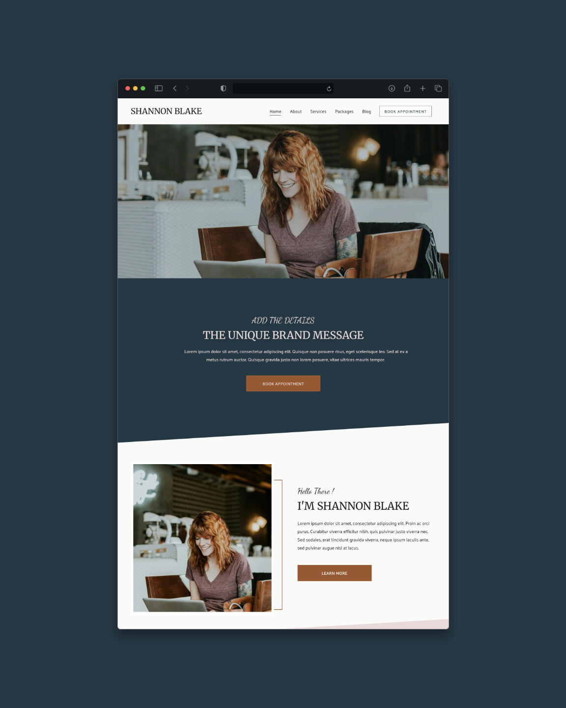 Shannon Squarespace Mockup